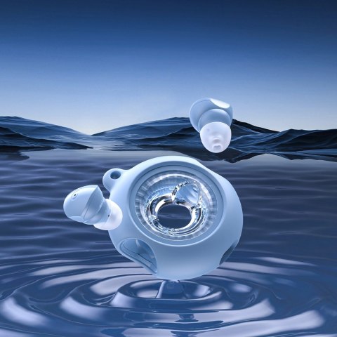 Słuchawki Choetech BH-T22 LightAura VocalSound bezprzewodowe TWS Bluetooth 5.3 - niebieskie