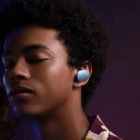 Słuchawki Choetech BH-T22 LightAura VocalSound bezprzewodowe TWS Bluetooth 5.3 - niebieskie