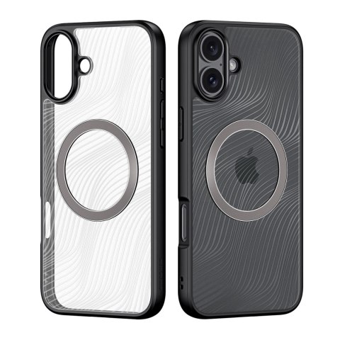 Etui Dux Ducis Aimo Mag z MagSafe na iPhone 16 - czarne Etui Dux Ducis Aimo Mag z MagSafe na iPhone 16 - czarne