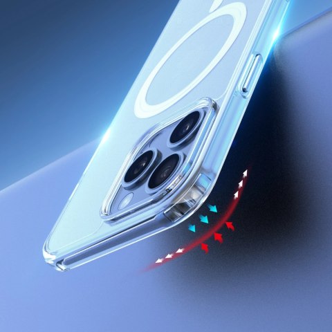 Etui Dux Ducis Clin Mag z MagSafe na iPhone 16 Pro - przezroczyste Etui Dux Ducis Clin Mag z MagSafe na iPhone 16 Pro - przezroczyste