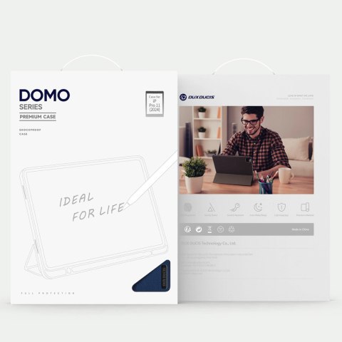 Etui Dux Ducis Domo z klapką i smart sleep na Xiaomi Pad 6 / 6 Pro - niebieskie Etui Dux Ducis Domo z klapką i smart sleep na Xiaomi Pad 6 / 6 Pro - niebieskie