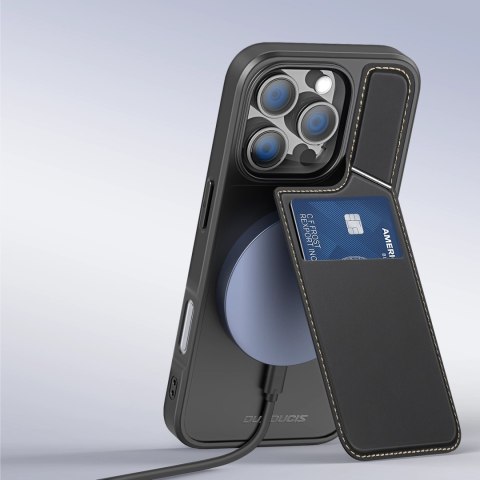 Etui Dux Ducis Rafi II Mag z MagSafe na iPhone 16 Pro - czarne
