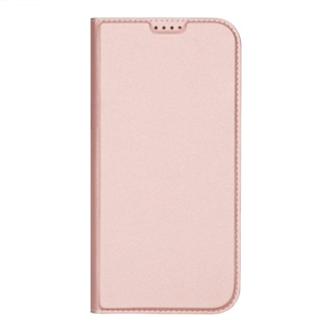 Etui Dux Ducis Skin Pro na iPhone 16 Pro Max z klapką i miejscem na kartę - różowe Etui Dux Ducis Skin Pro na iPhone 16 Pro Max z klapką i miejscem na kartę - różowe