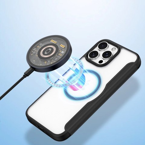 Etui Dux Ducis Skin X Pro na iPhone 16 Pro z MagSafe i klapką - czarne Etui Dux Ducis Skin X Pro na iPhone 16 Pro z MagSafe i klapką - czarne