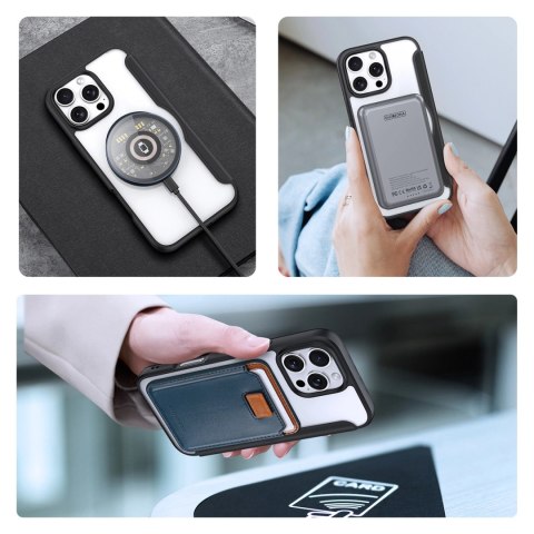 Etui Dux Ducis Skin X Pro na iPhone 16 Pro z MagSafe i klapką - czarne Etui Dux Ducis Skin X Pro na iPhone 16 Pro z MagSafe i klapką - czarne