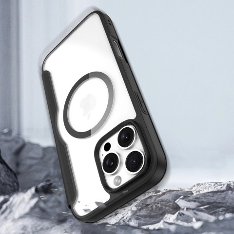 Etui Dux Ducis Skin X Pro na iPhone 16 Pro z MagSafe i klapką - czarne Etui Dux Ducis Skin X Pro na iPhone 16 Pro z MagSafe i klapką - czarne