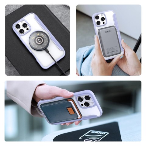 Etui Dux Ducis Skin X Pro na iPhone 16 Pro z MagSafe i klapką - fioletowe Etui Dux Ducis Skin X Pro na iPhone 16 Pro z MagSafe i klapką - fioletowe