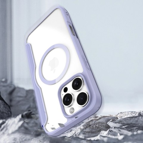 Etui Dux Ducis Skin X Pro na iPhone 16 Pro z MagSafe i klapką - fioletowe Etui Dux Ducis Skin X Pro na iPhone 16 Pro z MagSafe i klapką - fioletowe