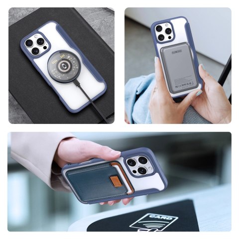 Etui Dux Ducis Skin X Pro na iPhone 16 Pro z MagSafe i klapką - niebieskie Etui Dux Ducis Skin X Pro na iPhone 16 Pro z MagSafe i klapką - niebieskie