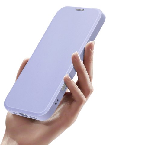 Etui Dux Ducis Skin X Pro na iPhone 16 z MagSafe i klapką - fioletowe Etui Dux Ducis Skin X Pro na iPhone 16 z MagSafe i klapką - fioletowe