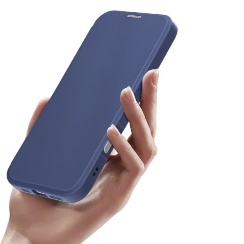 Etui Dux Ducis Skin X Pro na iPhone 16 z MagSafe i klapką - niebieskie