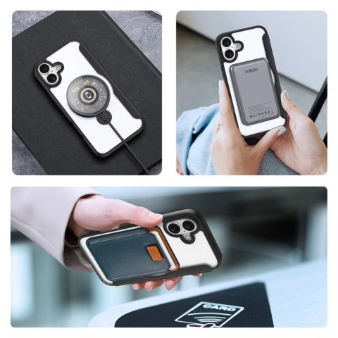 Etui Dux Ducis Skin X Pro na iPhone 16 z MagSafe, klapką i podstawką - czarne Etui Dux Ducis Skin X Pro na iPhone 16 z MagSafe, klapką i podstawką - czarne