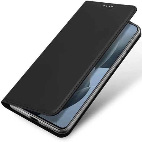Etui Dux Ducis Skin Pro na Xiaomi Poco X6 Pro 5G / Redmi K70E z klapką i miejscem na kartę - czarne Etui Dux Ducis Skin Pro na Xiaomi Poco X6 Pro 5G / Redmi K70E z klapką i miejscem na kartę - czarne