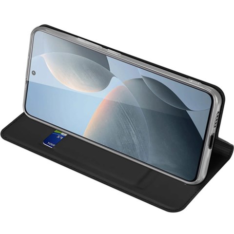 Etui Dux Ducis Skin Pro na Xiaomi Poco X6 Pro 5G / Redmi K70E z klapką i miejscem na kartę - czarne Etui Dux Ducis Skin Pro na Xiaomi Poco X6 Pro 5G / Redmi K70E z klapką i miejscem na kartę - czarne