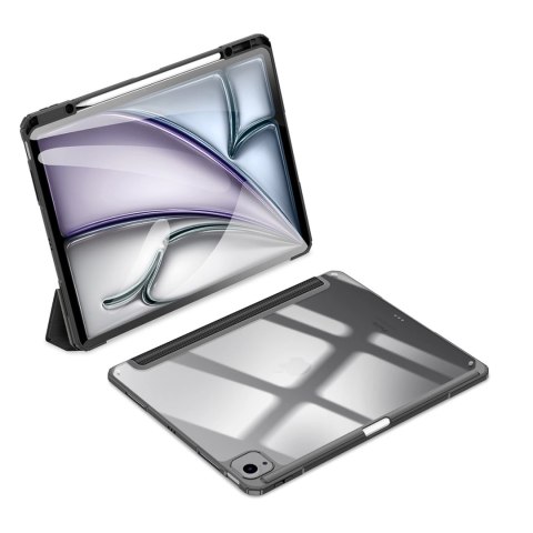 Etui Dux Ducis Toby z klapką i podstawką na iPad Air 13" 2024 / iPad Pro 12.9" 2018-2022 - czarne Etui Dux Ducis Toby z klapką i podstawką na iPad Air 13" 2024 / iPad Pro 12.9" 2018-2022 - czarne