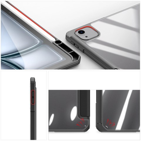 Etui Dux Ducis Toby z klapką i podstawką na iPad Air 13" 2024 / iPad Pro 12.9" 2018-2022 - czarne Etui Dux Ducis Toby z klapką i podstawką na iPad Air 13" 2024 / iPad Pro 12.9" 2018-2022 - czarne