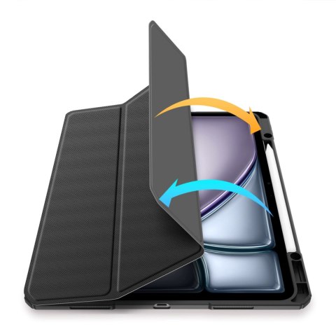 Etui Dux Ducis Toby z klapką i podstawką na iPad Air 13" 2024 / iPad Pro 12.9" 2018-2022 - czarne Etui Dux Ducis Toby z klapką i podstawką na iPad Air 13" 2024 / iPad Pro 12.9" 2018-2022 - czarne