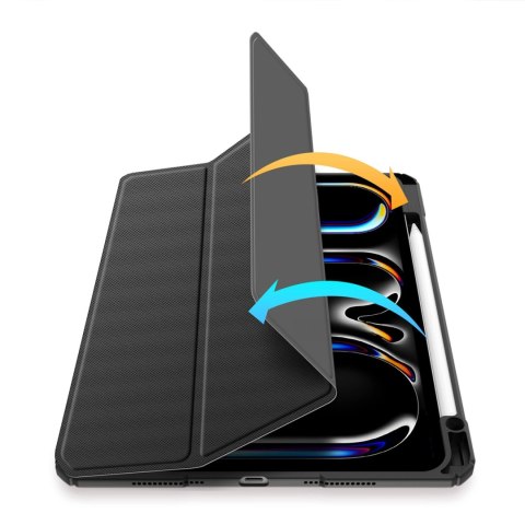 Etui Dux Ducis Toby z klapką i podstawką na iPad Pro 11" 2024 - czarne Etui Dux Ducis Toby z klapką i podstawką na iPad Pro 11" 2024 - czarne