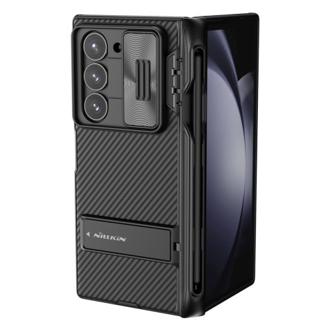 Etui Nillkin CamShield Fold Case na Samsung Galaxy Z Fold 6 5G z uchwytem na rysik - czarny Etui Nillkin CamShield Fold Case na Samsung Galaxy Z Fold 6 5G z uchwytem na rysik - czarny