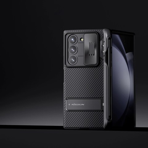 Etui Nillkin CamShield Fold Case na Samsung Galaxy Z Fold 6 5G z uchwytem na rysik - czarny Etui Nillkin CamShield Fold Case na Samsung Galaxy Z Fold 6 5G z uchwytem na rysik - czarny