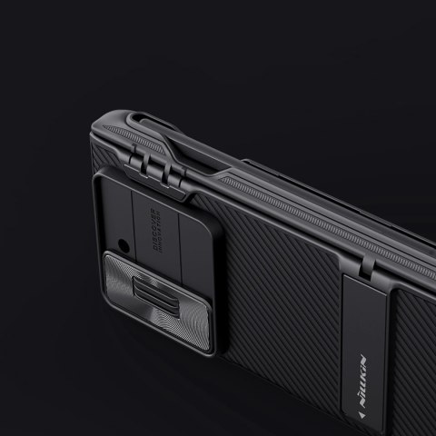 Etui Nillkin CamShield Fold Case na Samsung Galaxy Z Fold 6 5G z uchwytem na rysik - czarny Etui Nillkin CamShield Fold Case na Samsung Galaxy Z Fold 6 5G z uchwytem na rysik - czarny
