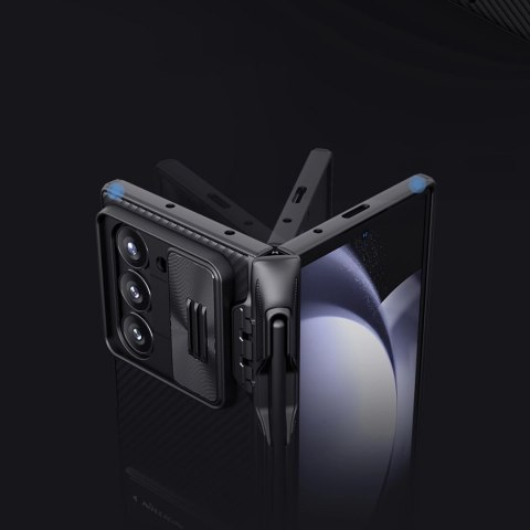 Etui Nillkin CamShield Fold Case na Samsung Galaxy Z Fold 6 5G z uchwytem na rysik - czarny Etui Nillkin CamShield Fold Case na Samsung Galaxy Z Fold 6 5G z uchwytem na rysik - czarny