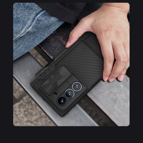 Etui Nillkin CamShield Fold Case na Samsung Galaxy Z Fold 6 5G z uchwytem na rysik - czarny Etui Nillkin CamShield Fold Case na Samsung Galaxy Z Fold 6 5G z uchwytem na rysik - czarny