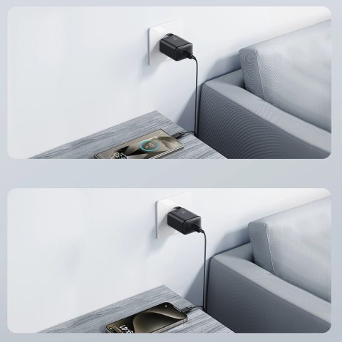 Ładowarka Joyroom JR-TCF23 sieciowa USB-C 25W SFC / PPS / PD - czarna