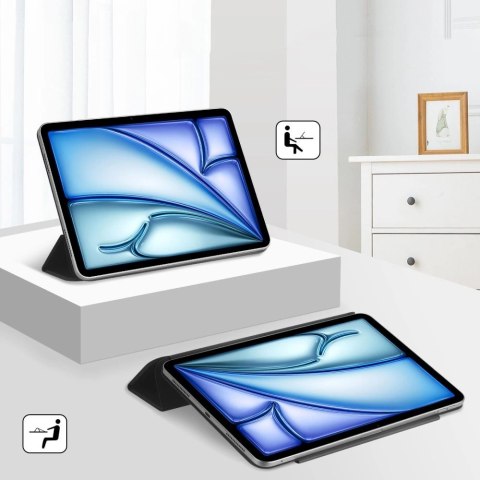 Etui Tech-Protect SmartCase Magnetic na iPad Air 10.9" 2020-2022 / iPad Air 11" 2024 (6 gen.) / iPad Air 11" 2025 (7 gen.) - cza Etui Tech-Protect SmartCase Magnetic na iPad Air 10.9" 2020-2022 / iPad Air 11" 2024 (6 gen.) / iPad Air 11" 2025 (7 gen.) - cza