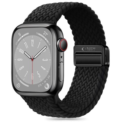 Pasek Tech-Protect Nylonmag do Apple Watch 4 / 5 / 6 / 7 / 8 / 9 / SE / Ultra 1 / 2 (42 / 44 / 45 / 49 MM) - czarny Pasek Tech-Protect Nylonmag do Apple Watch 4 / 5 / 6 / 7 / 8 / 9 / SE / Ultra 1 / 2 (42 / 44 / 45 / 49 MM) - czarny