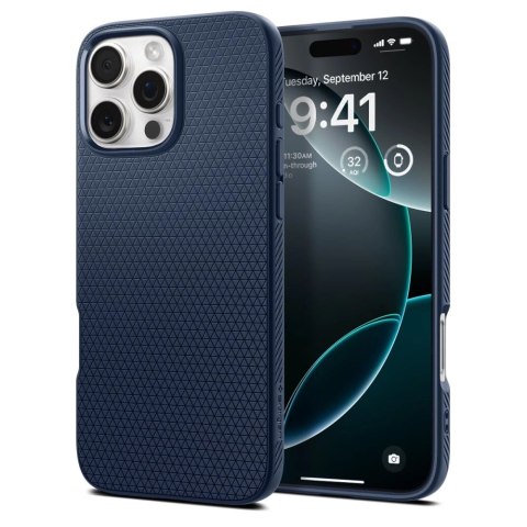 Etui Spigen Liquid Air na iPhone 16 Pro Max - niebieskie