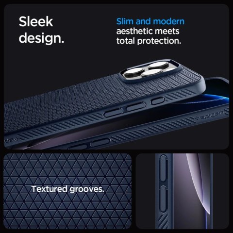 Etui Spigen Liquid Air na iPhone 16 Pro Max - niebieskie