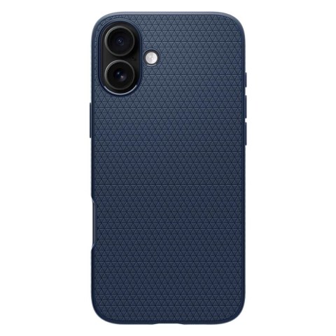 Etui Spigen Liquid Air na iPhone 16 - niebieskie Etui Spigen Liquid Air na iPhone 16 - niebieskie