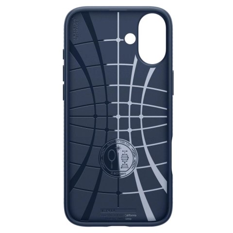 Etui Spigen Liquid Air na iPhone 16 - niebieskie Etui Spigen Liquid Air na iPhone 16 - niebieskie