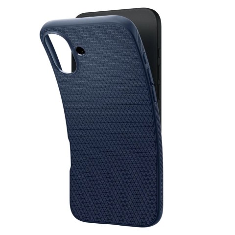 Etui Spigen Liquid Air na iPhone 16 - niebieskie Etui Spigen Liquid Air na iPhone 16 - niebieskie