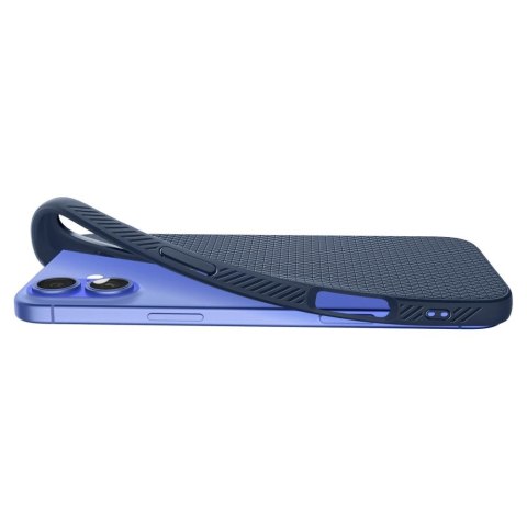 Etui Spigen Liquid Air na iPhone 16 - niebieskie Etui Spigen Liquid Air na iPhone 16 - niebieskie
