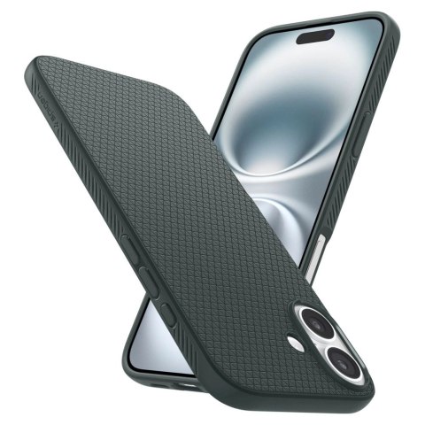Etui Spigen Liquid Air na iPhone 16 - zielone Etui Spigen Liquid Air na iPhone 16 - zielone