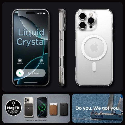 Etui Spigen Liquid Crystal Mag MagSafe na iPhone 16 Pro - przezroczyste Etui Spigen Liquid Crystal Mag MagSafe na iPhone 16 Pro - przezroczyste