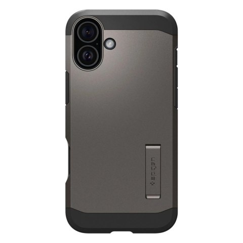 Etui Spigen Tough Armor MagSafe z podstawką na iPhone 16 - gunmetal Etui Spigen Tough Armor MagSafe z podstawką na iPhone 16 - gunmetal