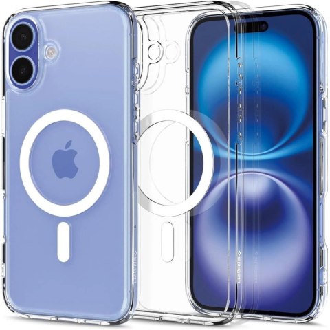 Etui Spigen Ultra Hybrid Mag z MagSafe na iPhone 16 Plus - białe Etui Spigen Ultra Hybrid Mag z MagSafe na iPhone 16 Plus - białe
