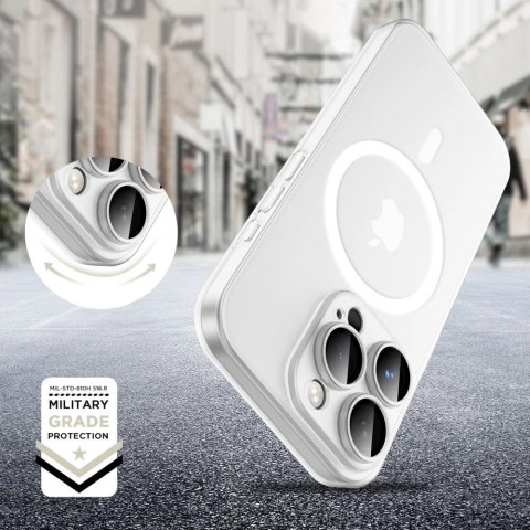 Etui Tech-Protect MagSlim MagSafe na iPhone 16 Pro - białe