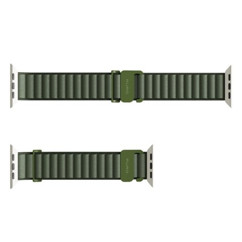 Pasek nylonowy Puro Extreme do Apple Watch 42 / 44 / 45 / 49 mm - ciemnozielony