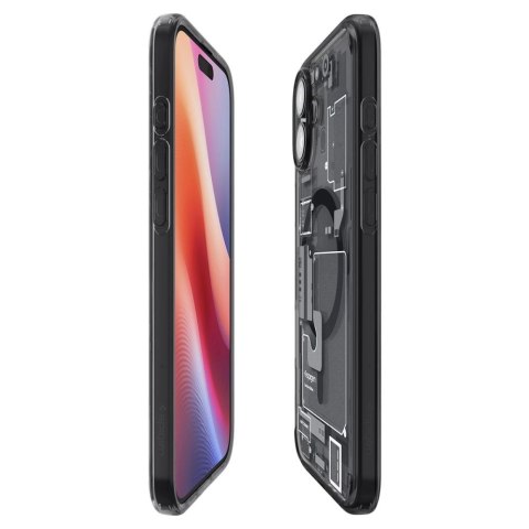 Spigen Ultra Hybrid MagSafe Zero One na iPhone 16 - ciemnoszare Spigen Ultra Hybrid MagSafe Zero One na iPhone 16 - ciemnoszare