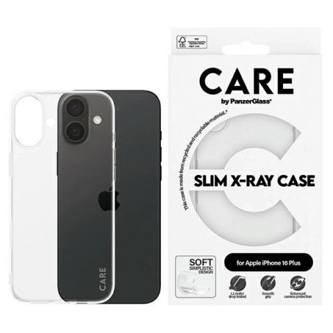 Etui CARE by PanzerGlass X-Ray Soft Basic Case z MagSafe na iPhone 16 Plus - przezroczyste Etui CARE by PanzerGlass X-Ray Soft Basic Case z MagSafe na iPhone 16 Plus - przezroczyste