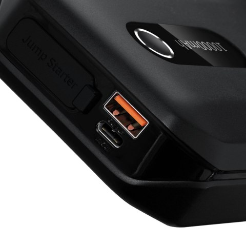 Jumpstarter Baseus Power Starter urządzenie rozruchowe booster 10000mAh 12V (1000A / 500A) + kable krokodylki czarny (C002455011