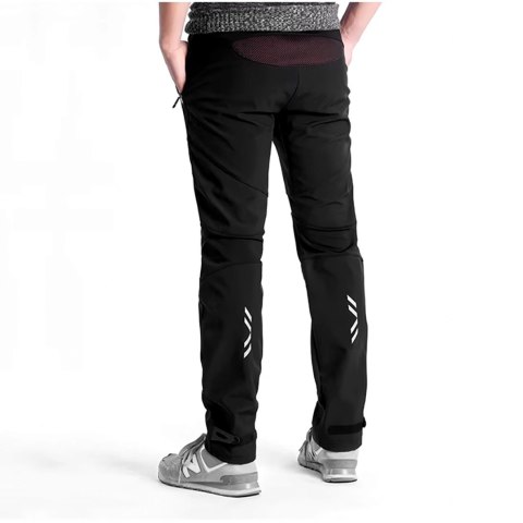 Spodnie sportowe Rockbros Patrol kolarskie wiatroszczelne rozmiar M - czarne Spodnie sportowe Rockbros Patrol kolarskie wiatroszczelne rozmiar M - czarne