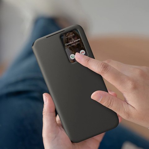 Etui Samsung Smart View Wallet EF-ZS721CBEGWW do Samsung Galaxy S24 FE - czarne Etui Samsung Smart View Wallet EF-ZS721CBEGWW do Samsung Galaxy S24 FE - czarne