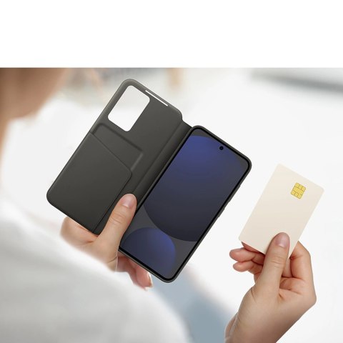 Etui Samsung Smart View Wallet EF-ZS721CBEGWW do Samsung Galaxy S24 FE - czarne Etui Samsung Smart View Wallet EF-ZS721CBEGWW do Samsung Galaxy S24 FE - czarne