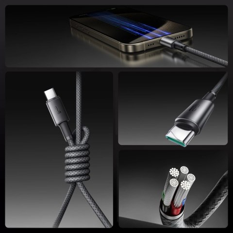 Kabel Joyroom S-A50 Unlimited Series 3A USB-A - USB-C z organizerem magnetycznym 1,2m - szary Kabel Joyroom S-A50 Unlimited Series 3A USB-A - USB-C z organizerem magnetycznym 1,2m - szary