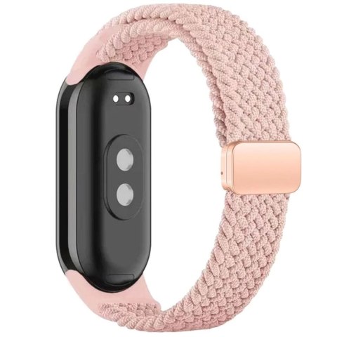 Pasek Tech-Protect NylonMag na Xiaomi Smart Band 8 / 9 / NFC - różowy Pasek Tech-Protect NylonMag na Xiaomi Smart Band 8 / 9 / NFC - różowy
